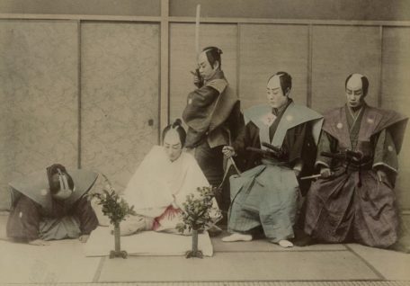 Samurai committing seppuku