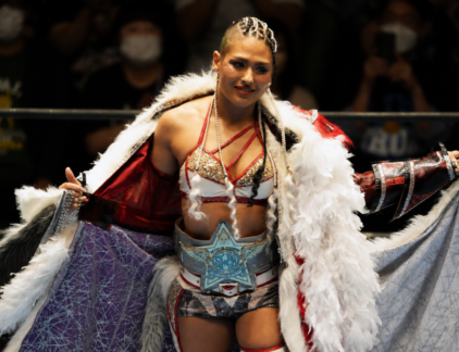 © 2026 World Wonder Ring STARDOM - 'Giulia', donning her famous corn-row hairstyle