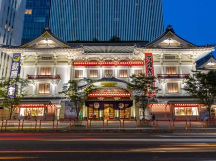 Kabuki-za theatre in Ginza, Tokyo.