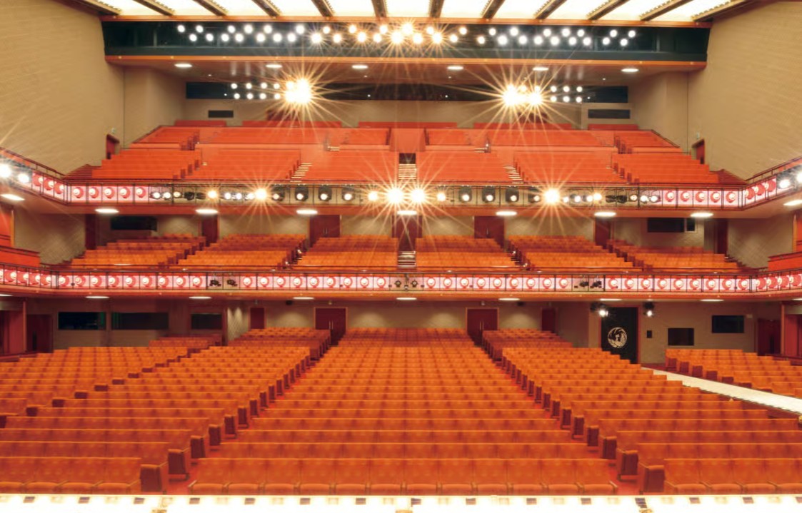 Kabuki-za theatre in Ginza, Tokyo - inside the venue.